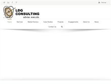 Tablet Screenshot of ldgconsulting.com
